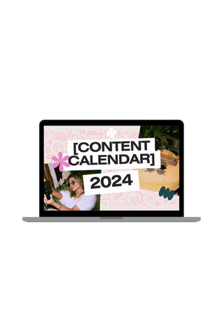 2024 12-Month Content Calendar *FREEBIE*